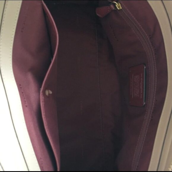 COACH Refined Calf Leather Parker Carryall B4/Beechwood - Picture 6 of 7